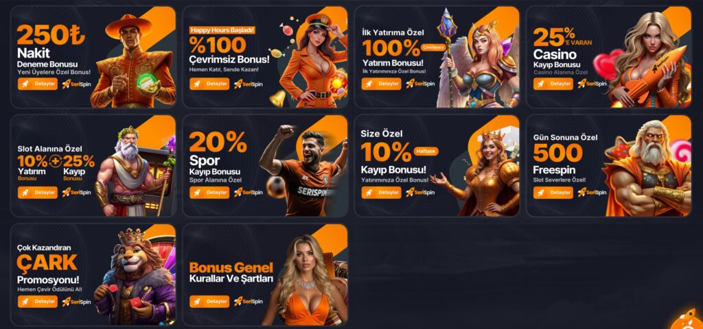serispin promosyonları